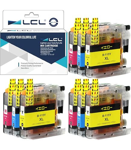 Amazon.co.jp: 互換 インクカートリッジ LC117/115-4PK 大容量