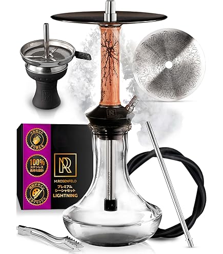 シーシャ　セット Amazon.co.jp: ブラック シーシャ セット 水タバコ 小さい シーシャ