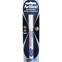 thumbnail image 2 of Artline White Permanent Fabric Markers (2-Pack) – For Clothing, Textiles, And DIY Projects 2 of 6
