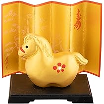 Amazon.co.jp: 瀬戸陶芸社 2026年 干支 置物 置き物 コンパクト 午 馬