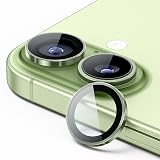 NIMASO カメラフィルム iPhone 17 用 カメラ保護 耐衝撃 ARコーティング 高透過率 レンズカバー 黒縁取り 露出オーバー防止 キズ防止 (セージ) いPhone 17 対応 1セット（2枚入り） DCM26A2084