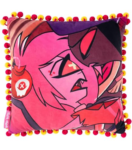 Amazon.co.jp: HAZBIN HOTEL ほどよいサイズのクッション （Smile