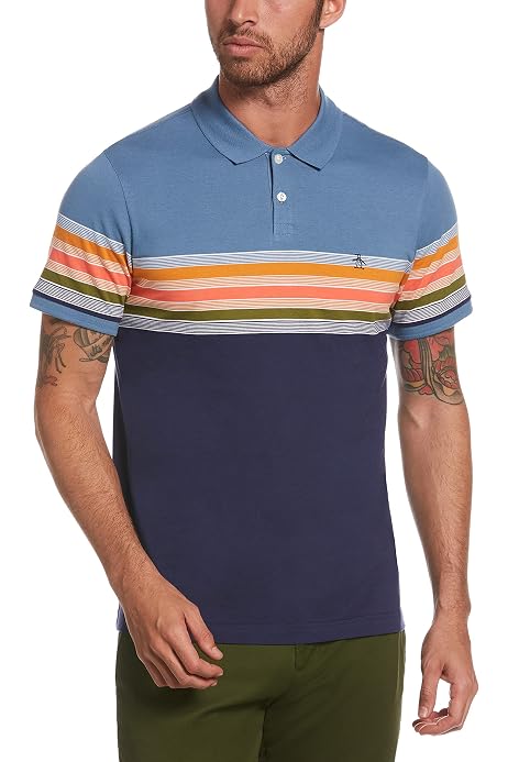 Tipped Collar Polo Shirt 