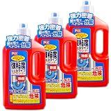 【まとめ買い】ピクス 排水口・パイプクリーナー 強粘度ジェルタイプ 800g×3本セット