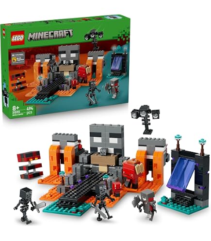 LEGO Minecraft The Deep Dark Battle 21246 Building Toy Set for