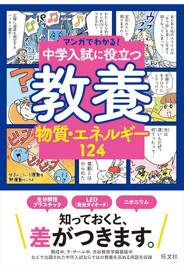 マンガでわかる!中学入試に役立つ教養 全8巻セット マンガでわかる！中学入試に役立つ教養 動物・植物100 | 旺文社