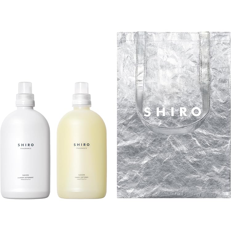 Amazon.co.jp: シロ ラッピング済 ギフトBOX セット 液体石けん 柔軟剤