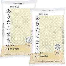 Amazon.co.jp: 秋田県産 あきたこまち 10kg (5kg×2) 玄米 令和7