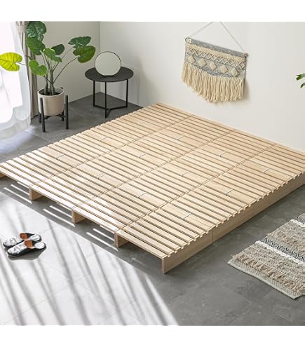 Amazon｜関家具 ベッド シングル ベッドフレームのみ ナチュラル