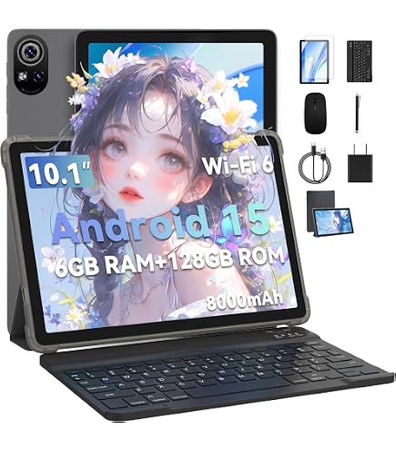 Amazon.co.jp: 2025 Android 15 タブレット キーボード付き | Gemini