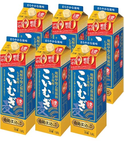 Amazon.co.jp: サッポロ 甲乙混和芋焼酎 こくいも 25度 紙パック
