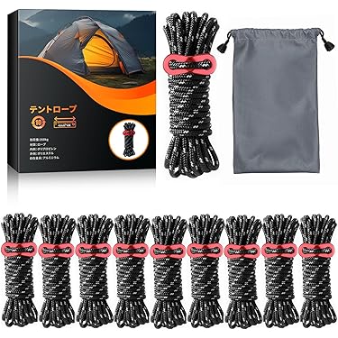Amazon.co.jp 売れ筋ランキング: テント用ロープ(張り綱) の中で最も