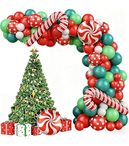 Amazon | BONROPIN クリスマスバルーン ガーランド アーチキット