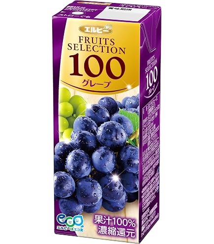 Amazon.co.jp: エルビー FRUITS SELECTION アップル100% 200ml x 96本