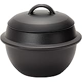 TAMAKI 土鍋 炊飯鍋 サーマクラフト 2合用 ブラック 直径21×高さ18cm 直火・電子レンジ・オーブン対応 T-789551