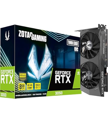 グラフィックボード・グラボ・ビデオカード ZOTAC GAMING GeForce RTX 3050 6GB Amazon | ZOTAC GAMING GeForce RTX 3050 Twin Edge OC
