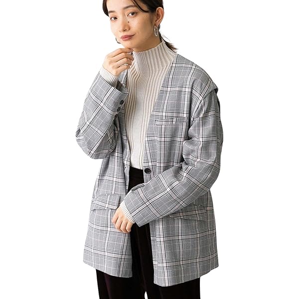 URBAN RESEARCH ROSSO フードショートガウンコート　グレー URBAN RESEARCH ROSSO フードショートガウンコート グレー