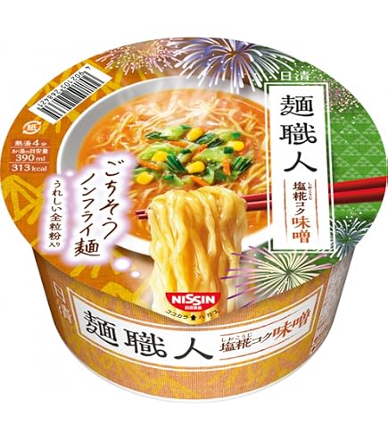 Amazon.co.jp: 日清食品 味噌っ子 ふっく 濃厚味噌らーめん カップ麺