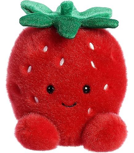 Aurora 5 in. Red Cordial Cherry Plush Toy, Pocket-Sized Adorable Stuffed Animal, Perfect for On-the-Go Play