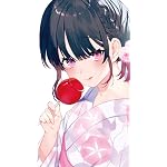塩対応の佐藤さんが俺にだけ甘い XFVGA(480×854)壁紙 佐藤こはる（さとう こはる）