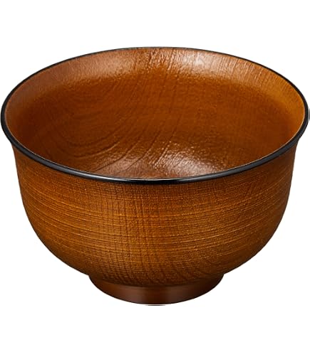 Amazon.co.jp: 輪島塗 汁椀〔縦6×横11.6（cm）、黒朱ぼかし・朱黒