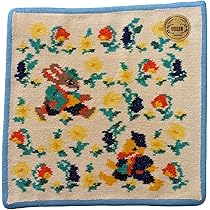 Amazon.co.jp: フェイラー レッツプレイタグ ハンカチ ブルー 25cm