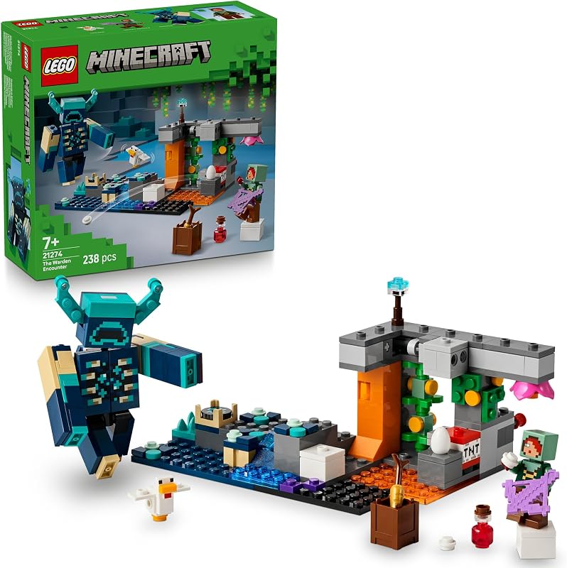 レゴ(LEGO) マインクラフト ウォーデン出現 おもちゃ 玩具 誕生日 プレゼント ブロック 男の子 女の子 子供 7歳 8歳 9歳 小学生 マイクラ Minecraft グッズ ゲーム 対戦 ロボット 21274