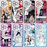ブリーチ BLEACH 千年血戦篇 訣別譚 スマホケース 携帯ケース iPhoneケース iphone14 ケース 黒崎一護 朽木ルキア 藍染 惣右介 日番谷冬獅郎 井上織姫 TPU 透明な 軽量 薄型 カバー 携帯電話ケース iphone13 ケー
