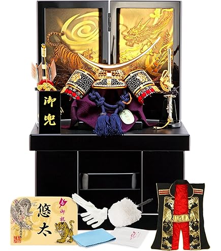 Amazon | 吉徳大光 五月人形 飾り 金太郎人形 童心10号 間口48×奥行37