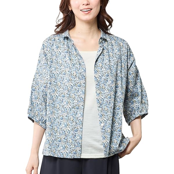 ヴィヴァプレスト　シャツ　ブラウス　　リバティ　ロッタ　タナローン SALE】<women>Vent d'ouest (ヴァンド ウェスト )リバティタナロ