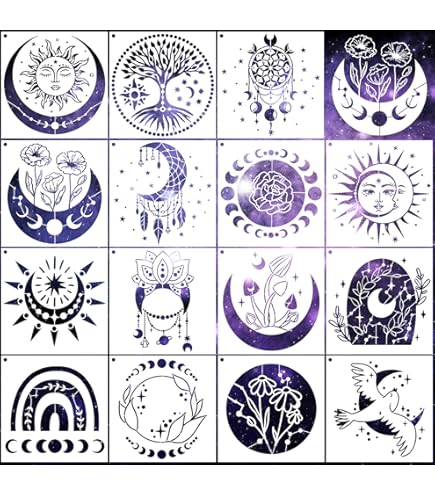 Mushroom Stencils For Painting On Wood, Mushroom Stencils