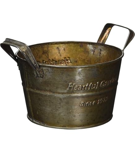 Amazon.co.jp: [ADSNS] シンプルでナチュラルなシルバーブリキポット