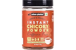 urban platter Instant Chicory Root Powder, 150G (Caffeine Free | Instantly Soluble | Add To Coffee | Quick Dissolve| Chicory 