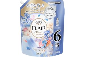大容量 ハミングフレア 柔軟剤 みずみずしさアップ! 爽やかなフラワーハーモニーの香り つめかえ2100ｇ