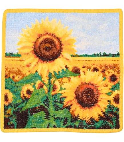 ぷーさん7ひまわり　シェリースキン Amazon.co.jp: Feiler FEILER Handkerchief Hand Towel 9.8 Inches (25
