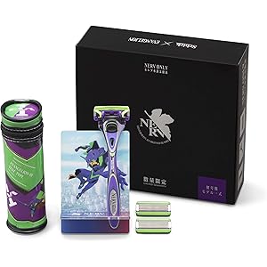 Schick(シック) ハイドロ5ホルダー EVAデザインポーチ付 プロモーション品-01/AM セット 替刃3コ付(内1コは本体装着済) エヴァンゲリオン