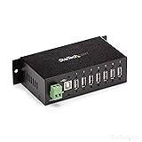 StarTech.com ウォールマウント型産業用7ポートUSB 2.0 ハブ メタルシャーシ構造 ST7200USBM