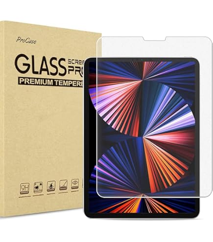 Verre Trempé Pour IPad Pro 12,9 2022/2021/2020,2 Protection Écran 2