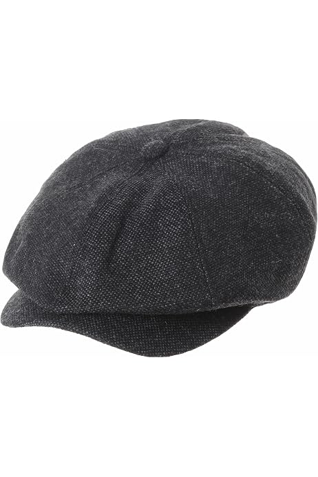 Newsboy' Style Flat Cap Wool 