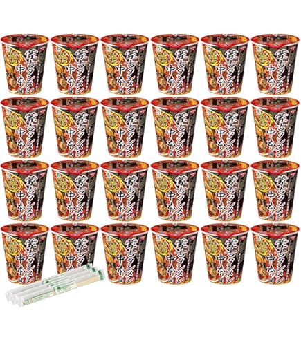 Amazon.co.jp: 【まとめ買い】蒙古タンメン中本 辛旨味噌タンメン 122g