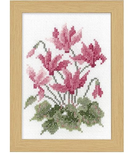 Amazon | オリムパス製絲 クロスステッチキット 12ヶ月の花フレーム (2