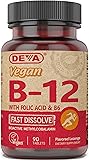 海外直送品Sublingual B-12, 90 Tab by Deva Vegan Vitamins