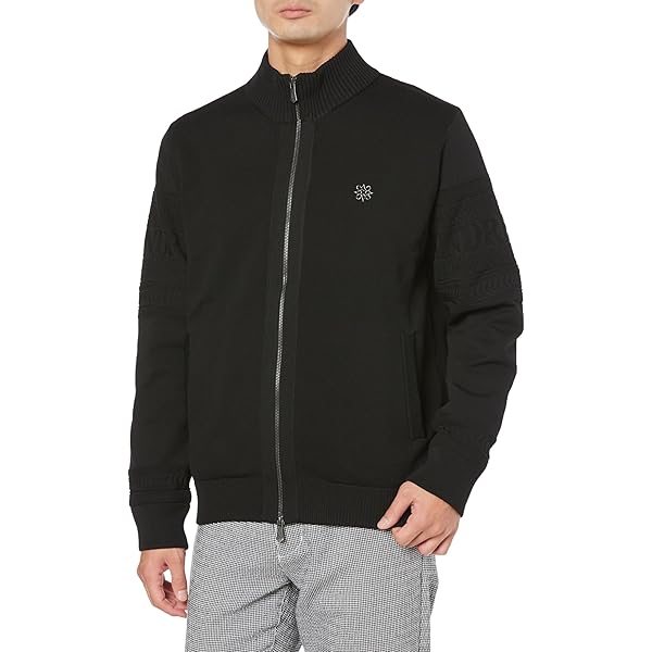 Amazon | [セントアンドリュース] メンズ 防風 フルジップニット