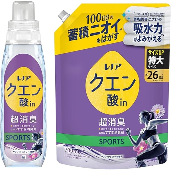 れのあ出品 Amazon | 【本体＋詰替えセット】レ ノア クエン酸in 超消臭