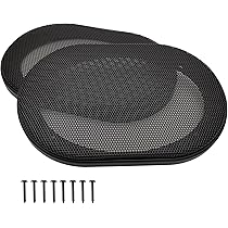 Amazon.co.jp: 4インチ x 6インチ スピーカーグリルカバー カー