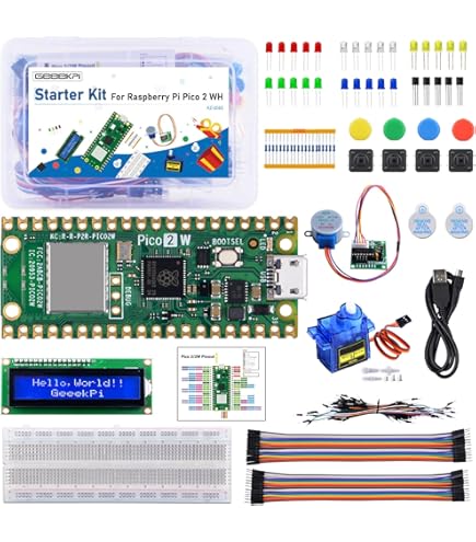 Raspberry Pi Pico 2 W 究極スターターキット Amazon.co.jp: Freenove Raspberry Pi Pico基本スターターキット
