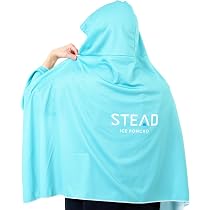 Amazon | [STEAD] 冷感アイスポンチョ 冷感ポンチョ 冷却ポンチョ 冷感
