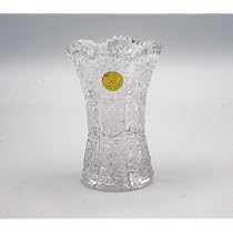 ボヘミアクリスタル 500PK 大型花瓶 高さ30cm 口径21cm Amazon.co.jp: ボヘミアングラス クリスタル ミニチュア 500PK 花瓶