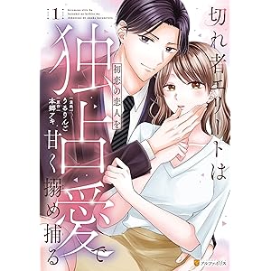 切れ者エリートは初恋の恋人を独占愛で甘く搦め捕る１ (エタニティCOMICS)の表紙