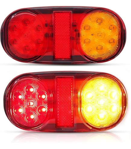 Amazon | Xuzimaoyi テールランプ トラック用 12V～24V兼用 正方形